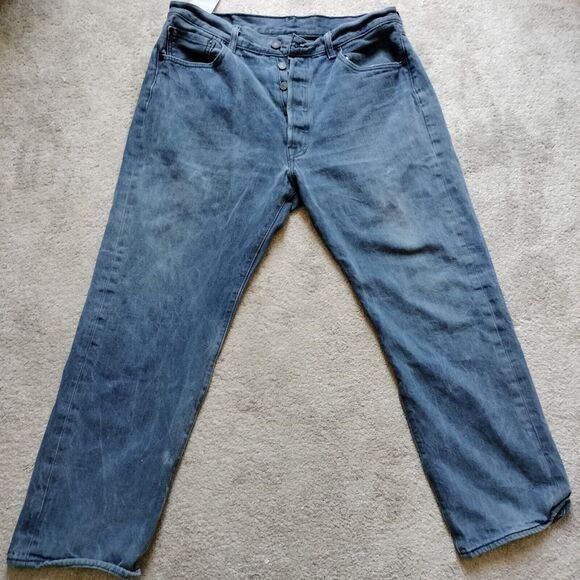 Levis 501 XX Jeans 36 x 30 Blue Denim Button Fly